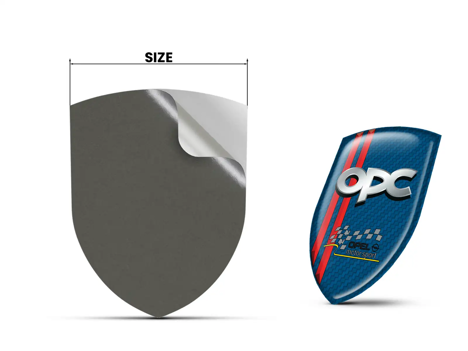 OPC Étiquettes Affaires Résistantes Stylées Personnalisées